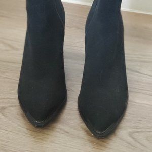 Marc Fisher Black Ankle Boots Size 7.5
